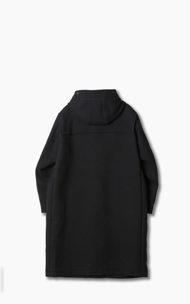 YLÈVE Wool Double Twill Duffle Coat Black