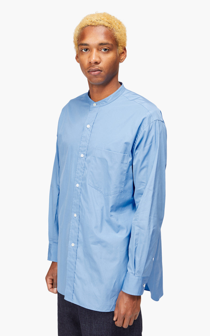 YLÈVE Cotton Broad Shirt Sax Blue