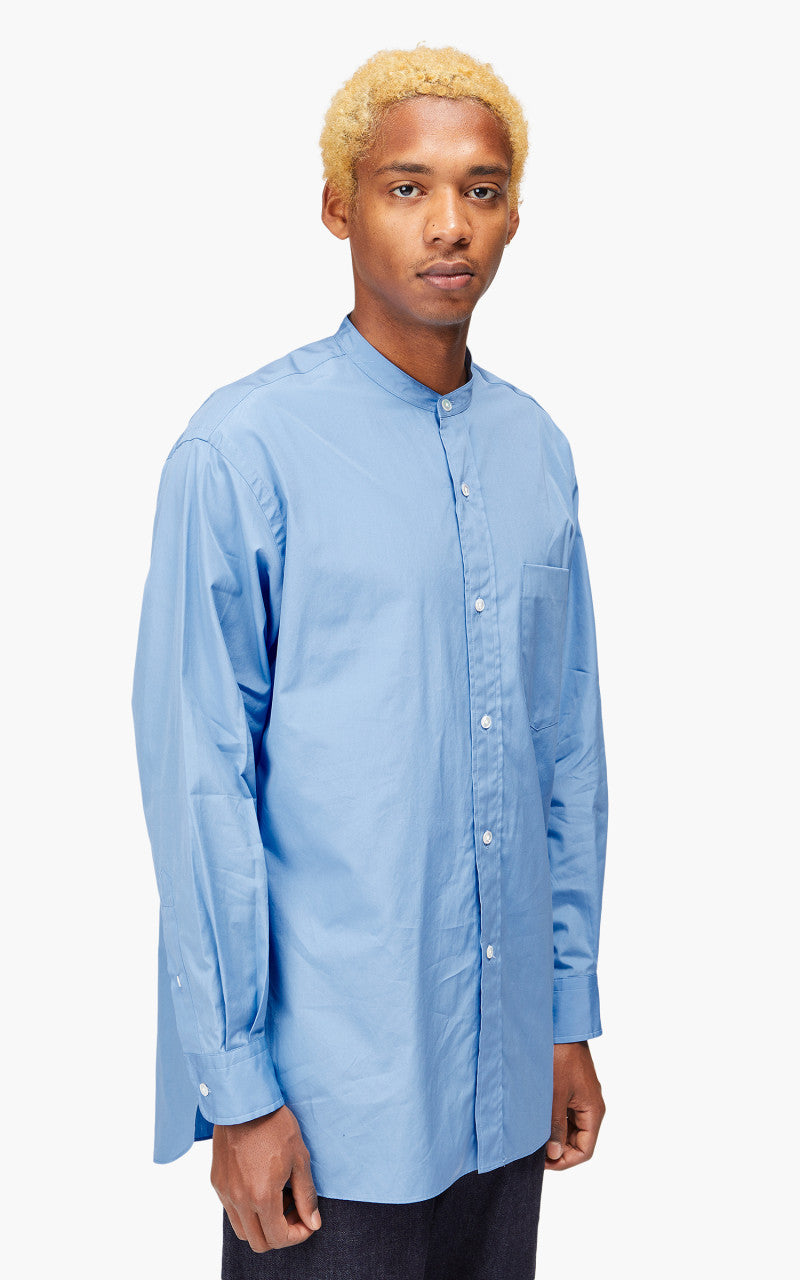 YLÈVE Cotton Broad Shirt Sax Blue