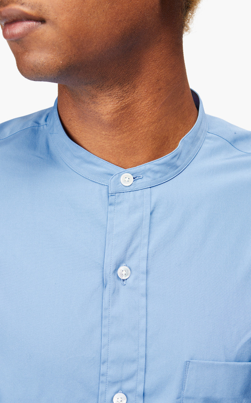 YLÈVE Cotton Broad Shirt Sax Blue