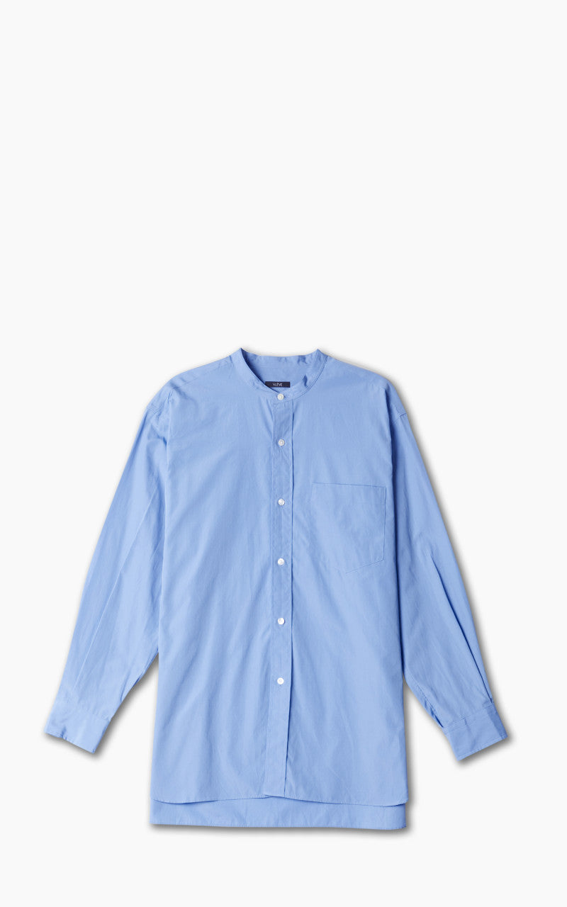YLÈVE Cotton Broad Shirt Sax Blue