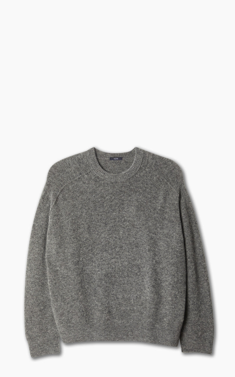 YLÈVE Wool Boucle Knit Pullover Grey