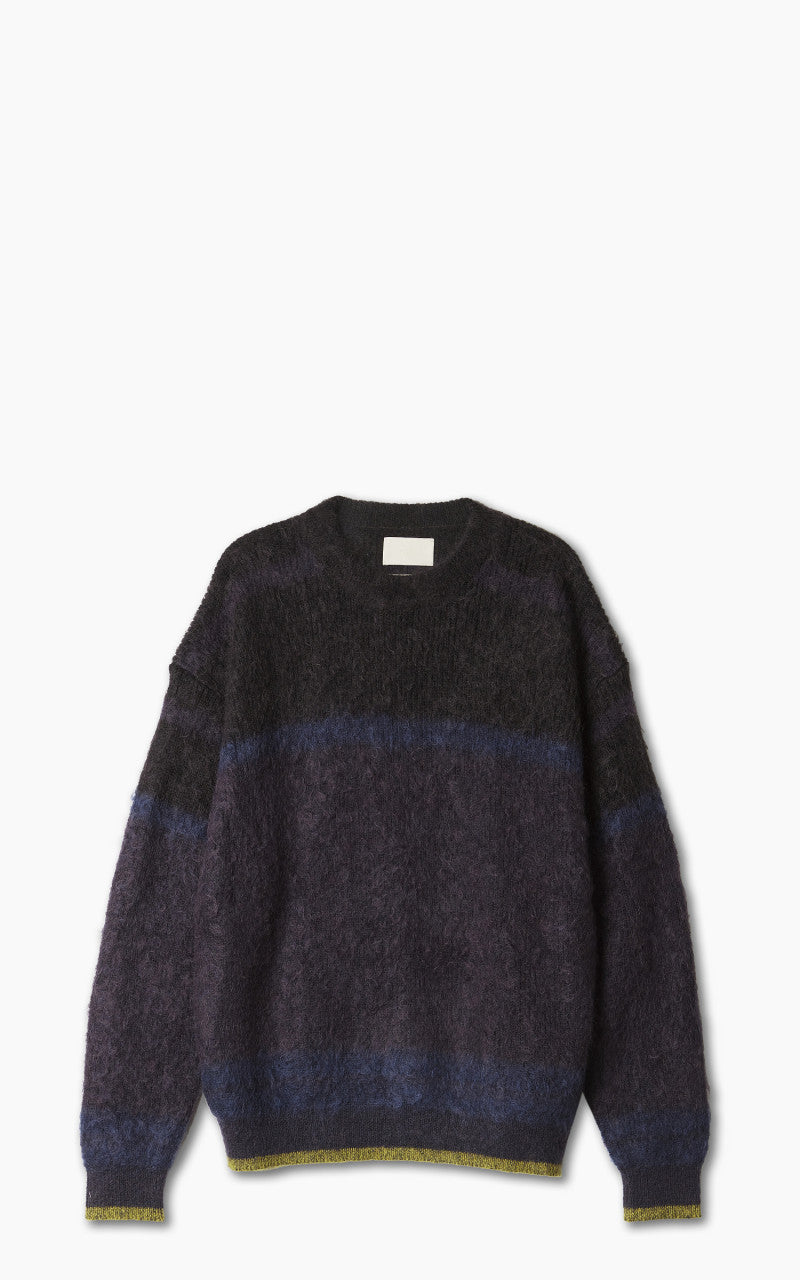 Yoke Kid Mohair Sweater Dark Navy