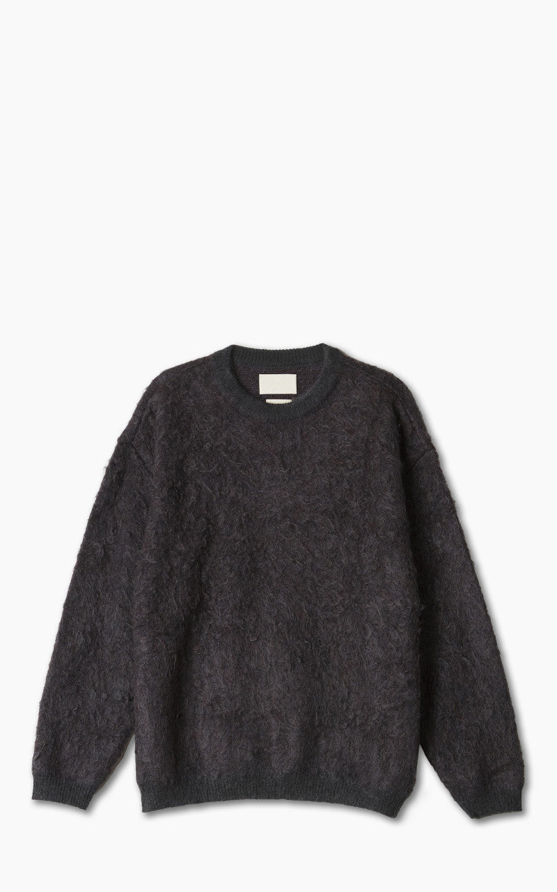 Yoke Kid Mohair Sweater Black
