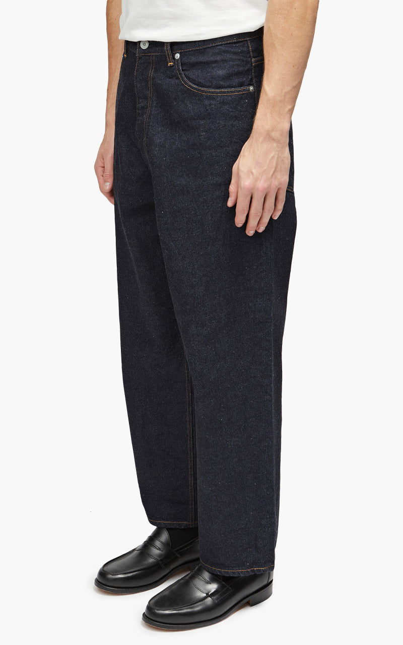YLÈVE 13.5oz Denim Baggy Trousers Indigo