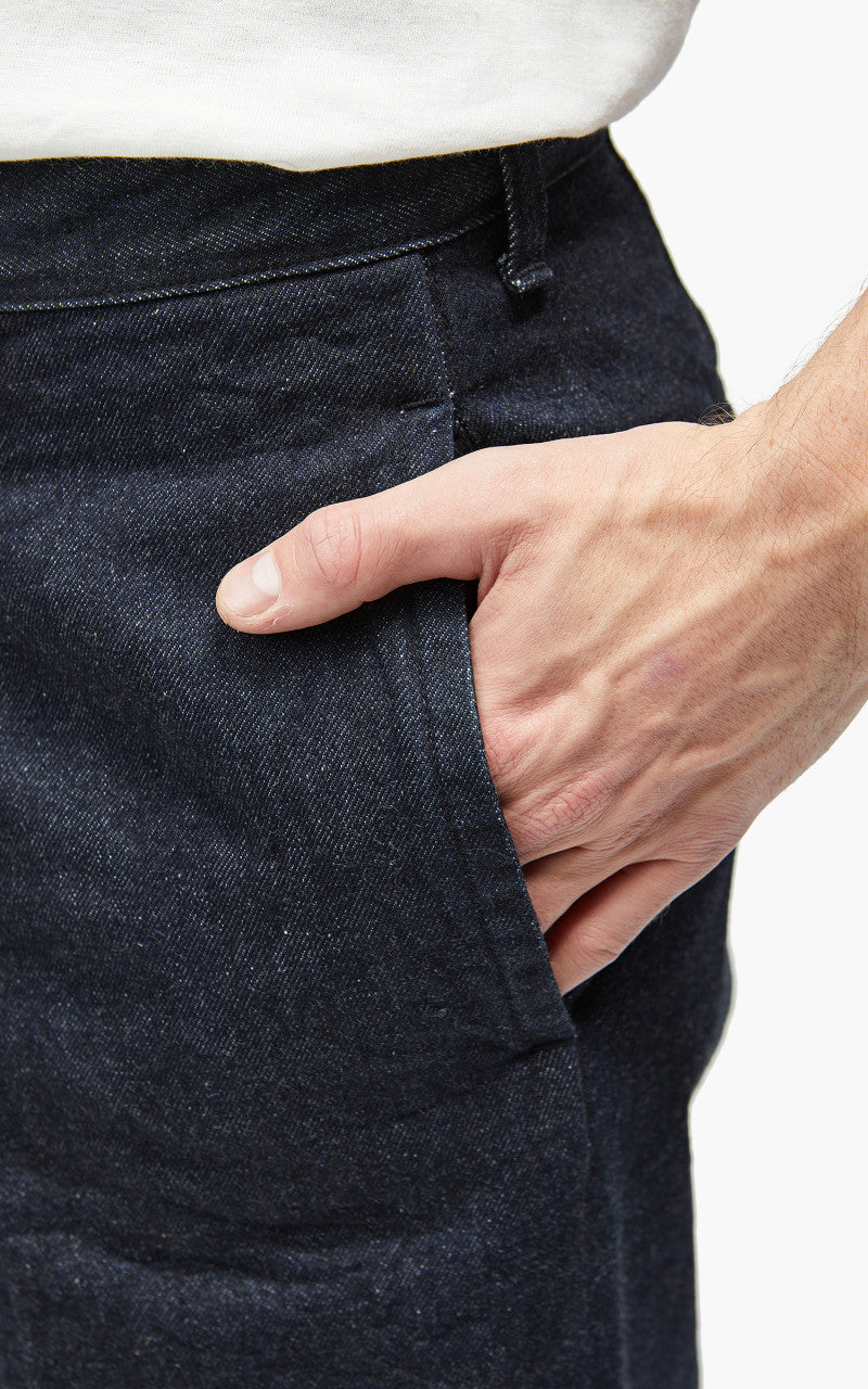 YLÈVE 13.5oz Denim Trousers Indigo