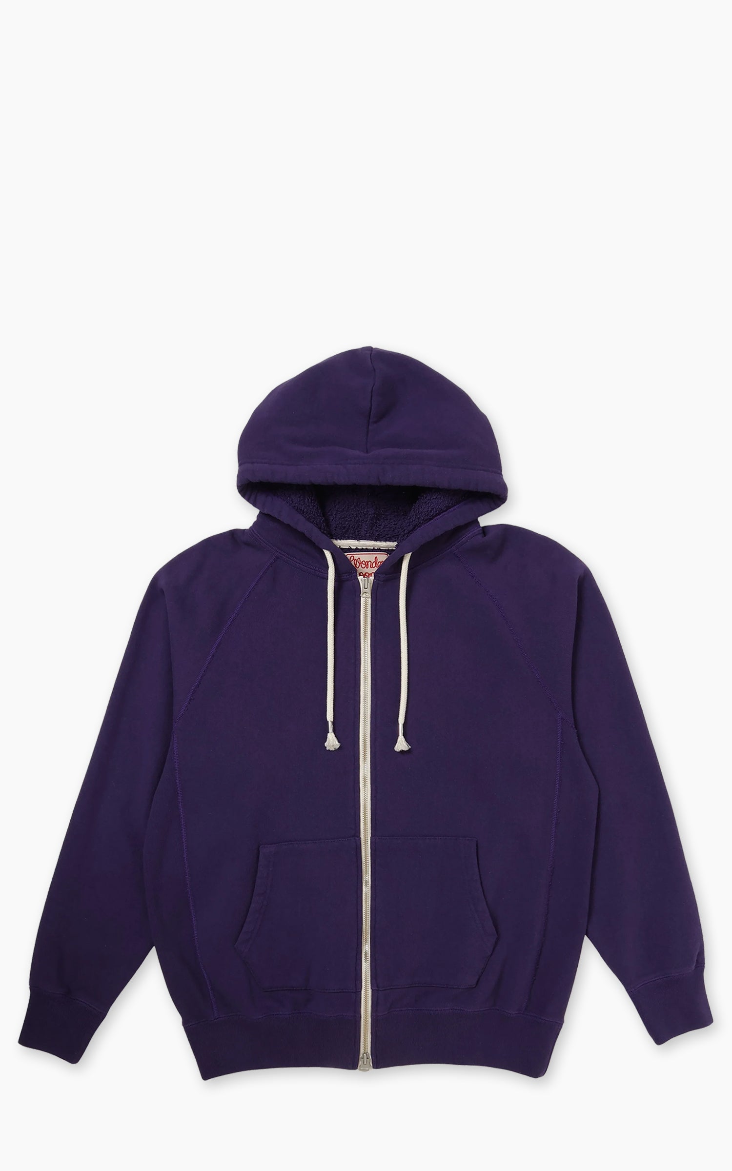 Wonder Looper Zip Hoodie Super Looper French Terry Purple
