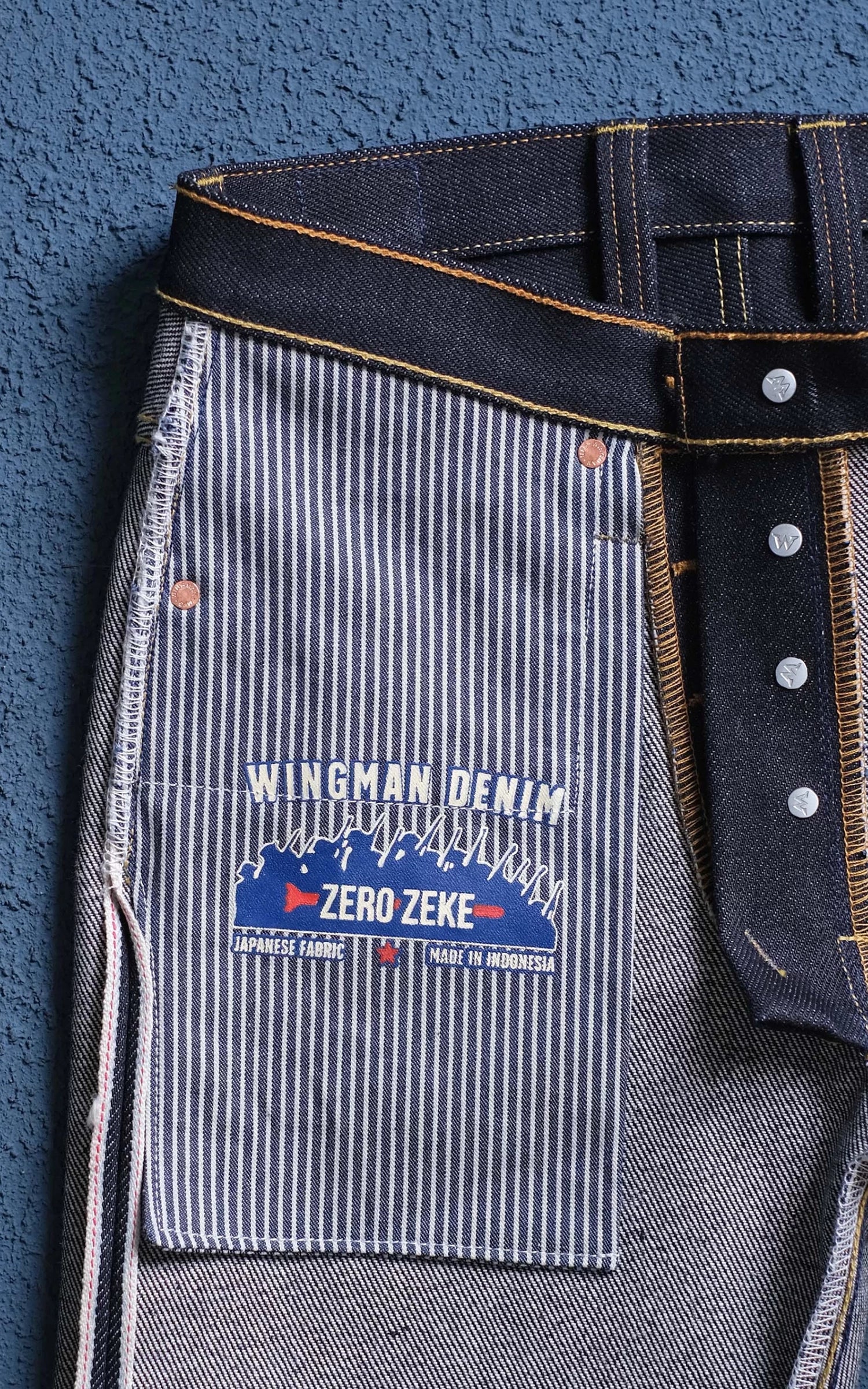 Wingman Denim Zero Zeke Jeans Indigo 22oz