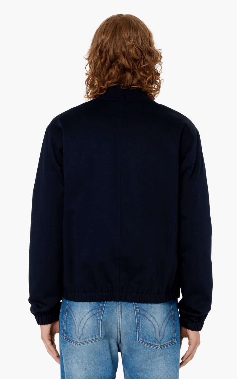 AMI Paris Zipped Bomber Jacket Nautic Blue