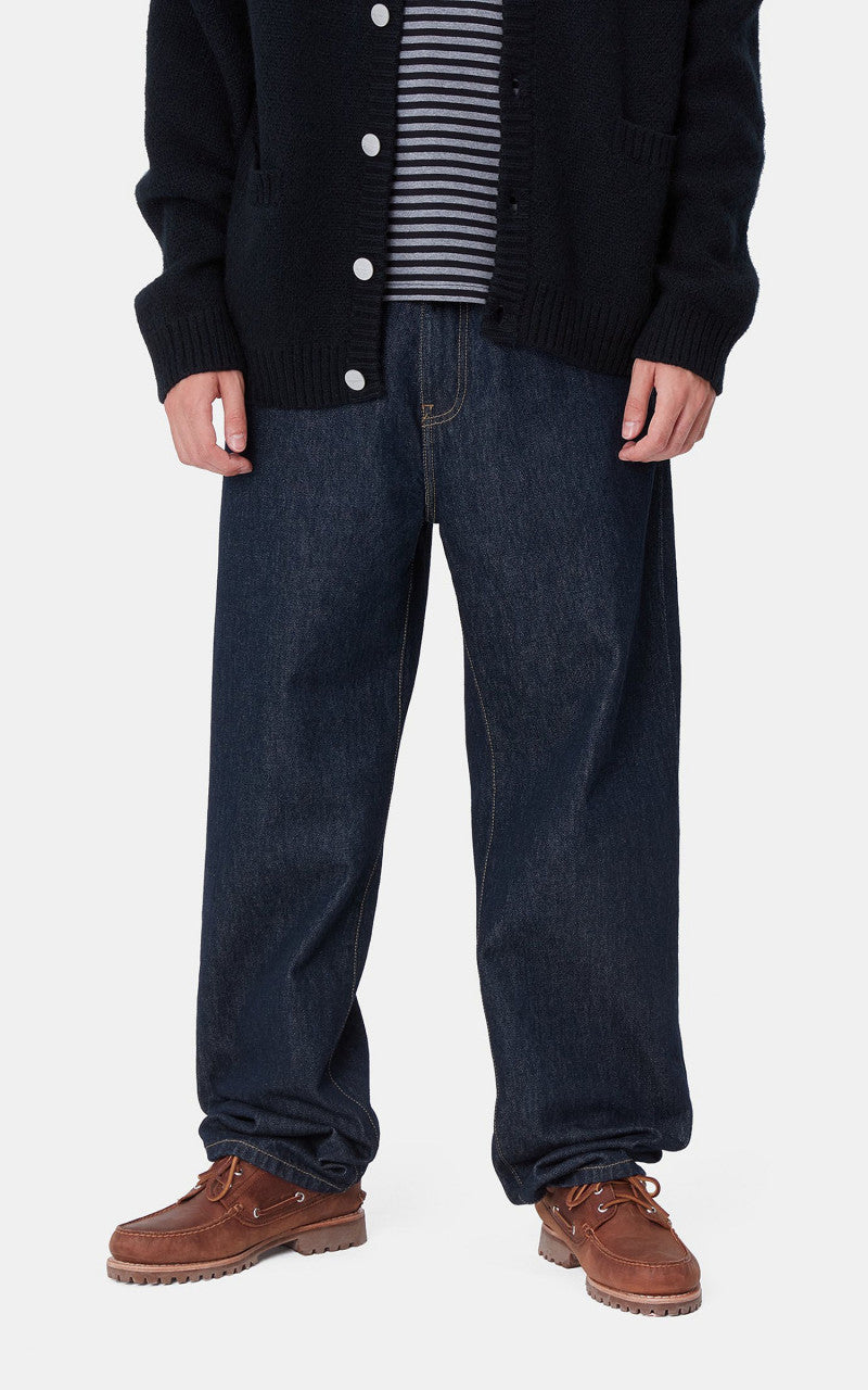 Carhartt WIP Aaron Pant Smith Denim Rinsed Blue