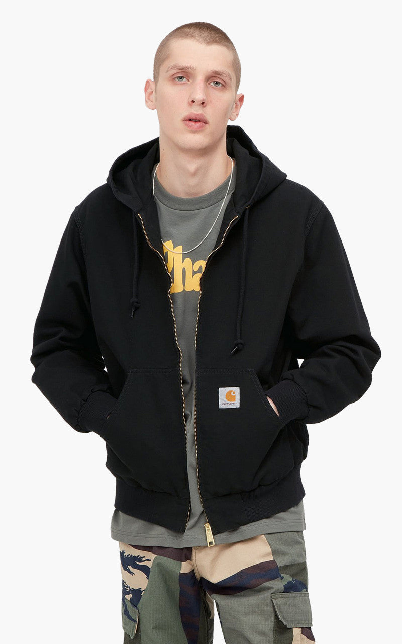 Carhartt WIP Active Jacket Black Rinsed