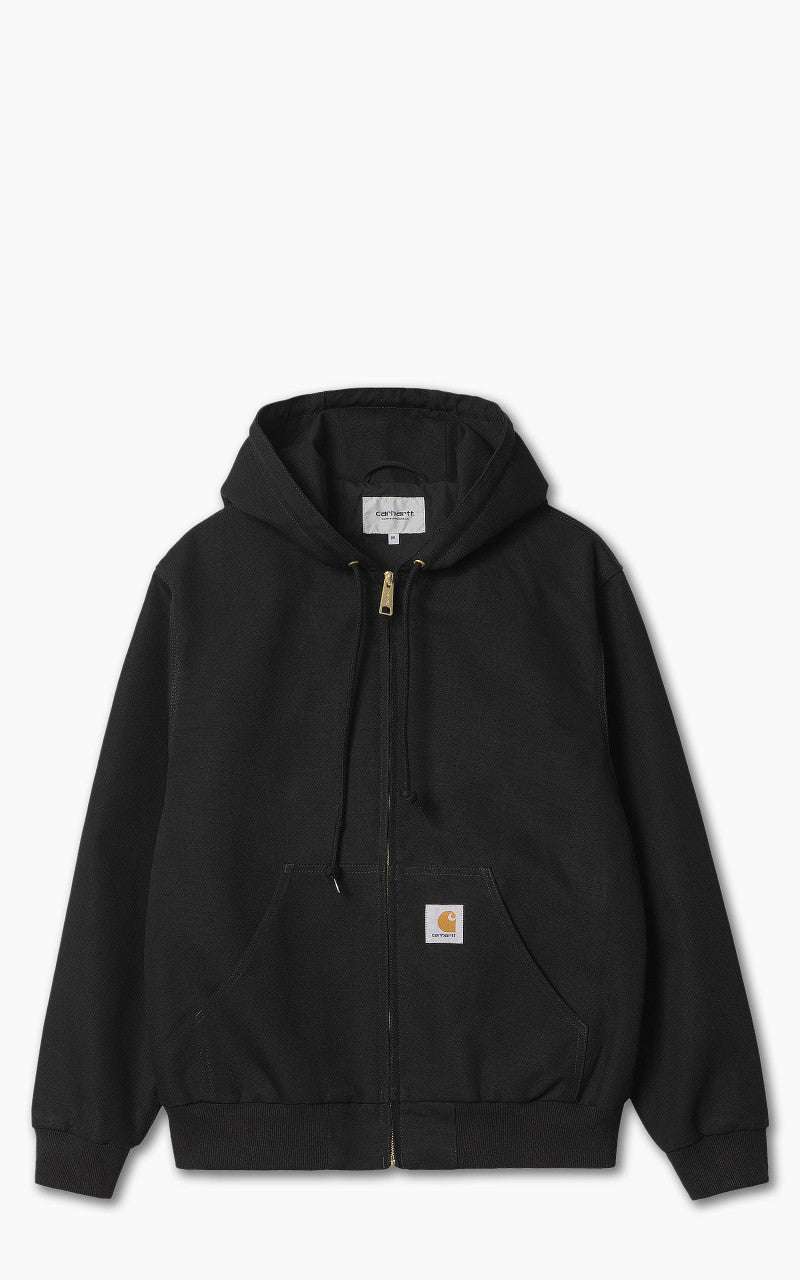 carhartt ACTIVE JACKET ブラック M Carhartt WIP Active Jacket Dearborn Canvas Black Rinsed