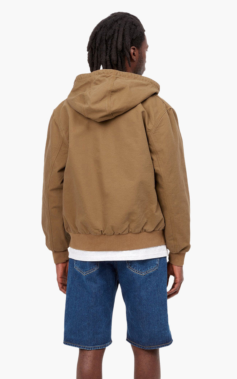Carhartt WIP Active Jacket Hamilton Brown Rinsed