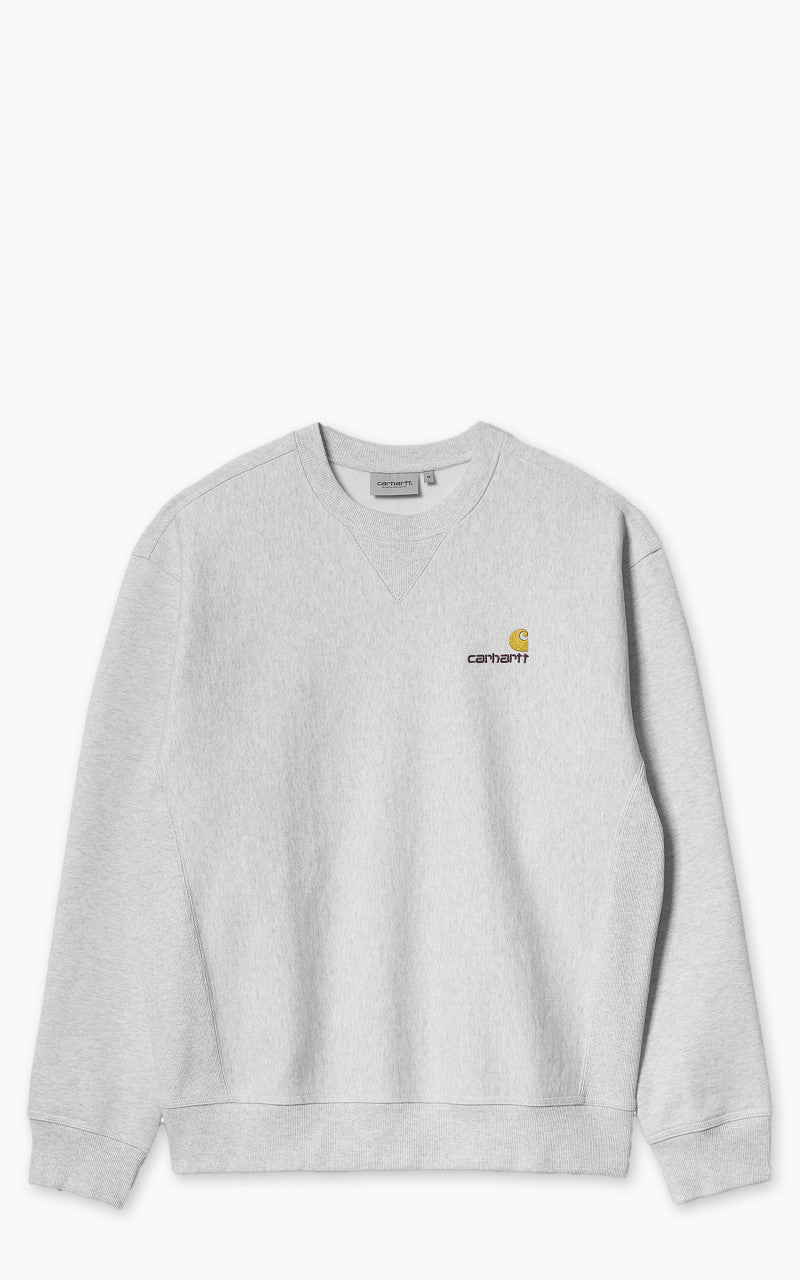 Carhartt WIP American Script Sweatshirt Ash Heather