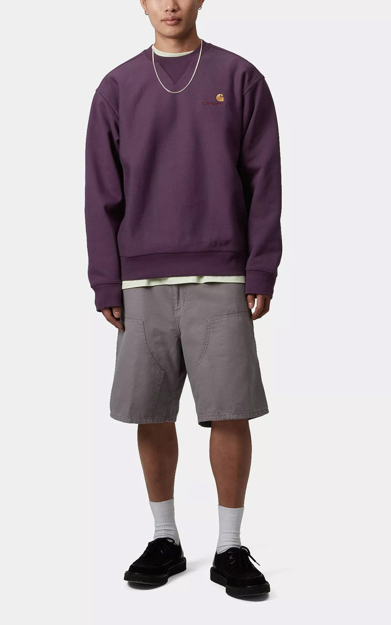 Carhartt WIP American Script Sweatshirt Huckleberry