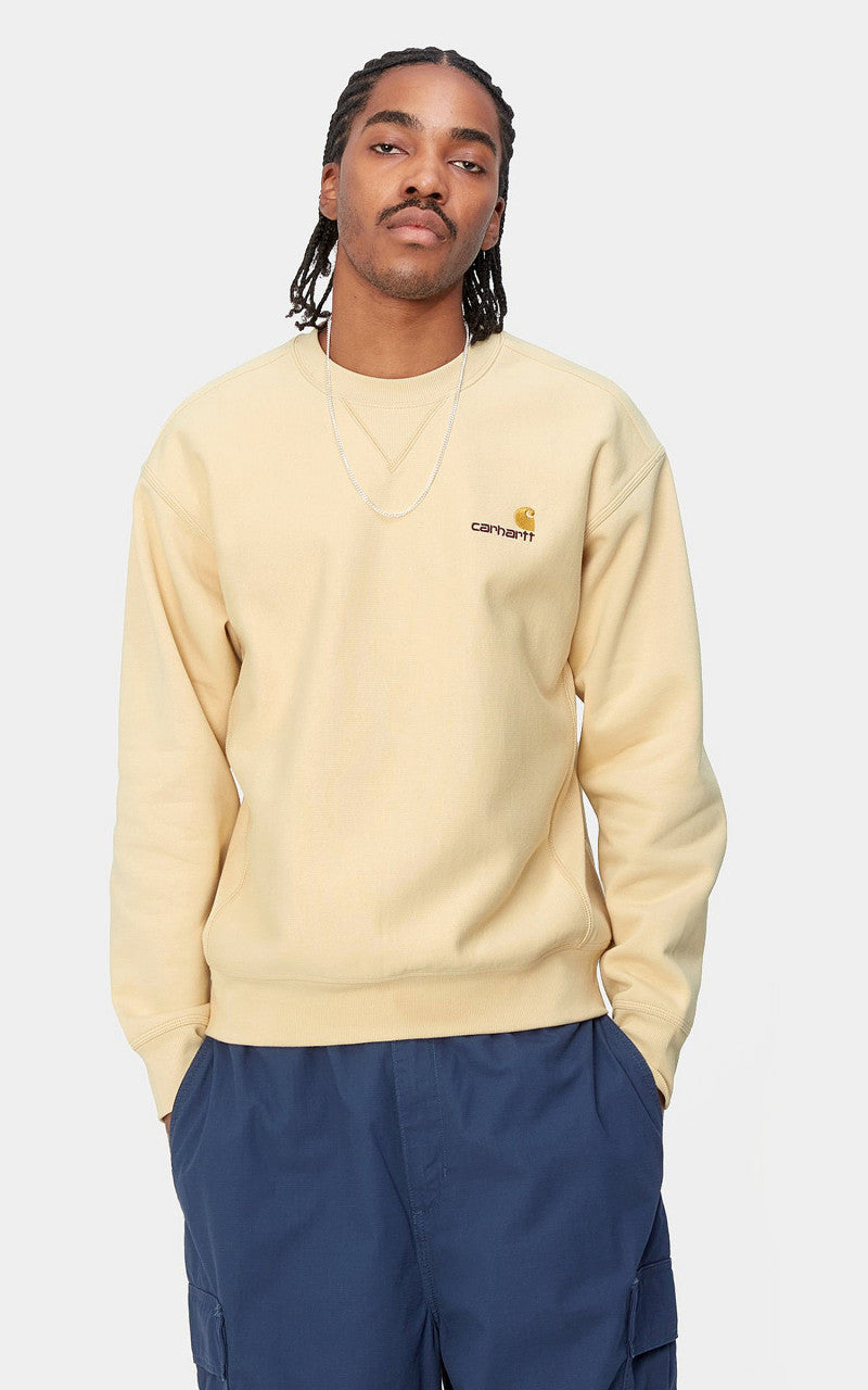 Carhartt WIP American Script Sweatshirt Rattan