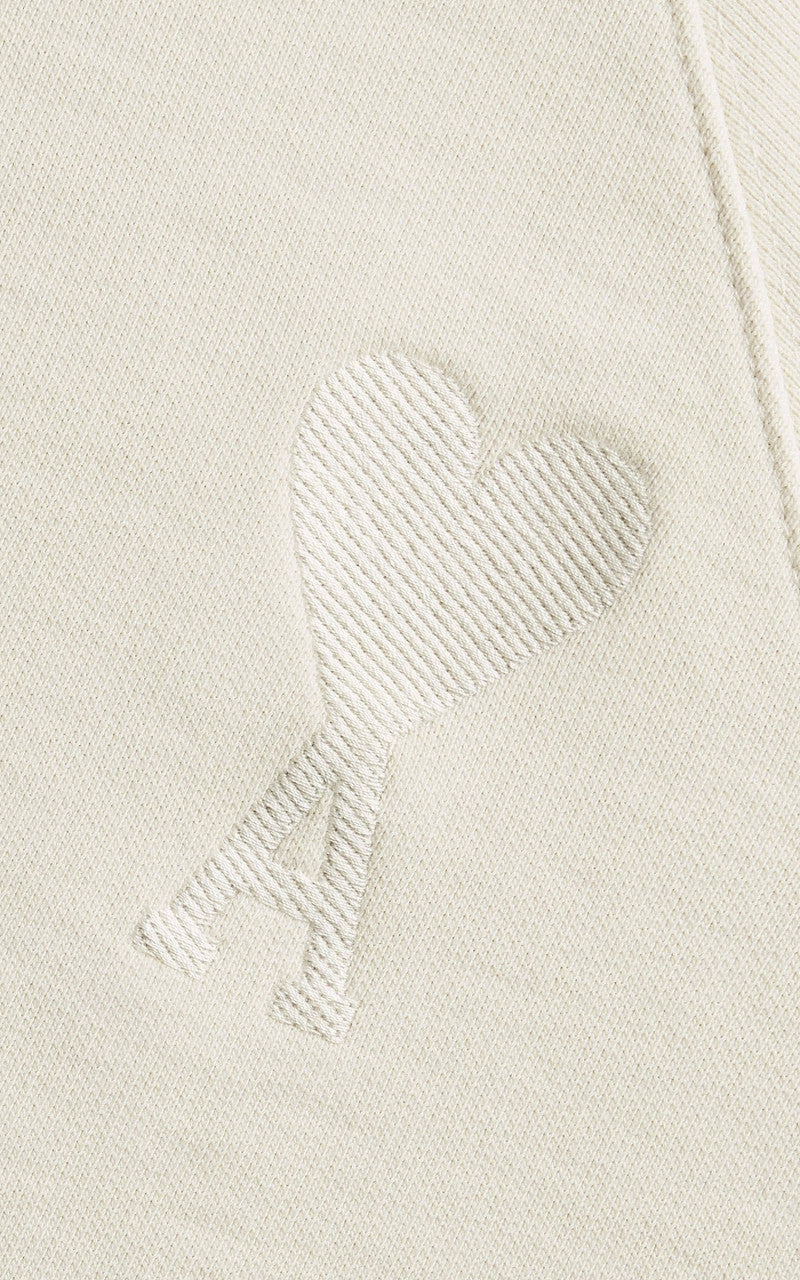 AMI Paris Tonal Big ADC Sweatshirt Off White