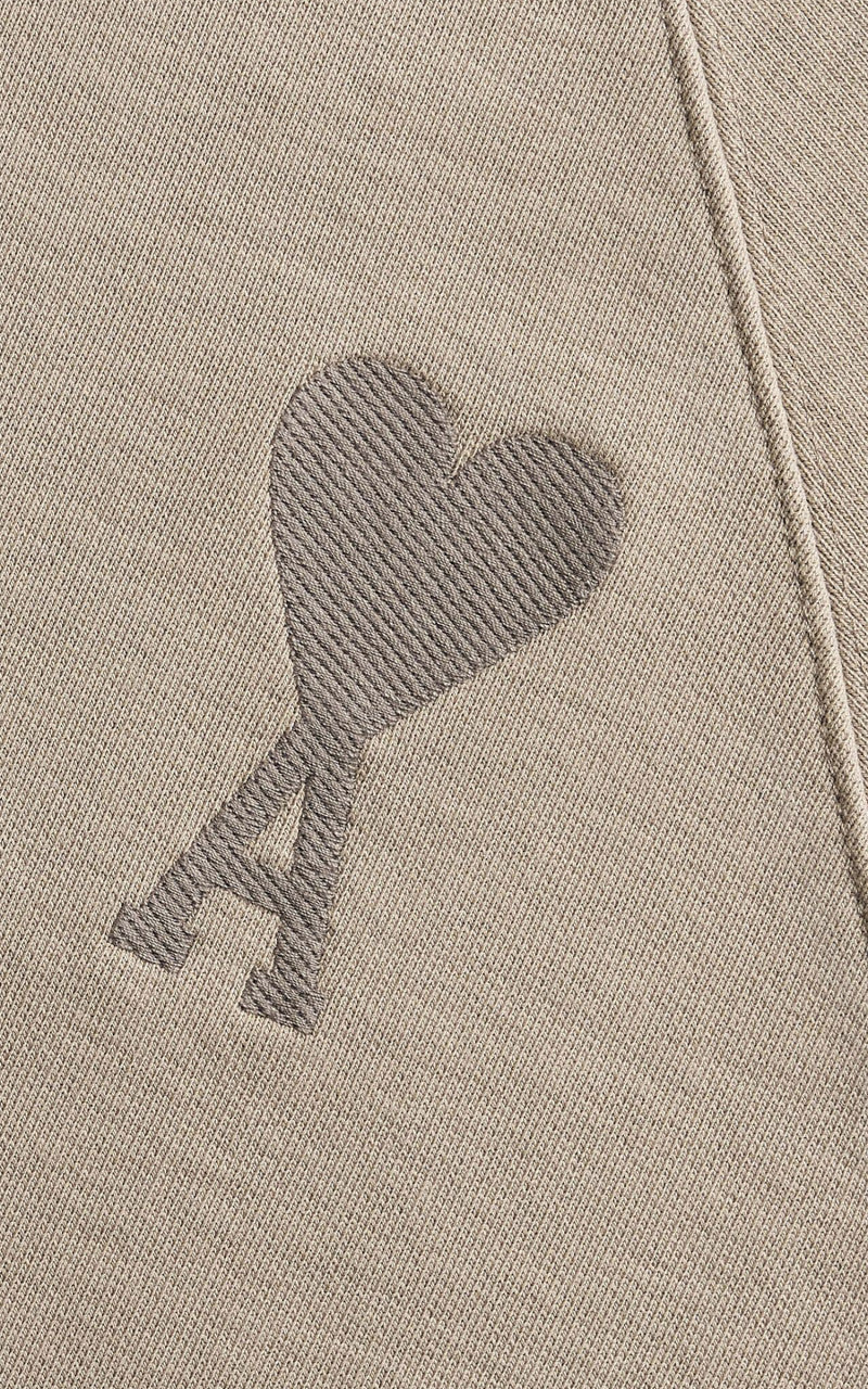 AMI Paris Tonal Big ADC Sweatshirt Dark Beige