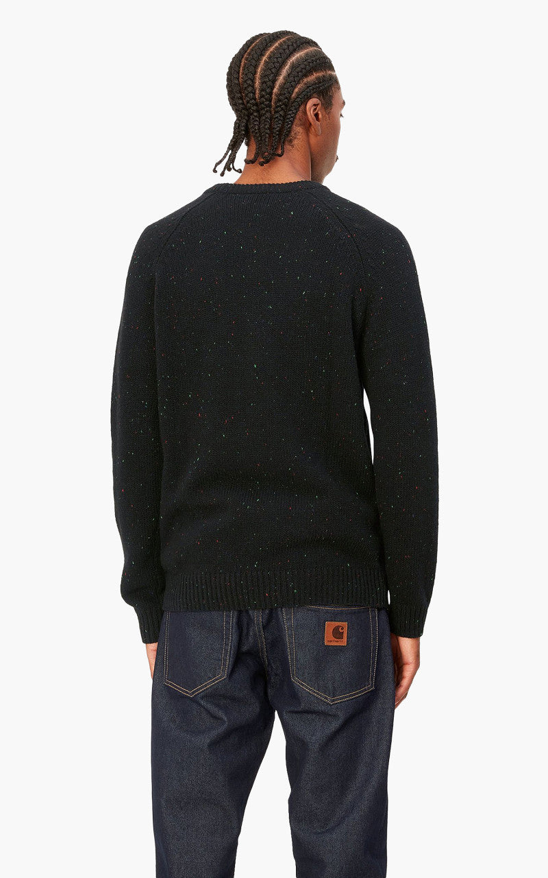 Carhartt WIP Anglistic Sweater Speckled Black