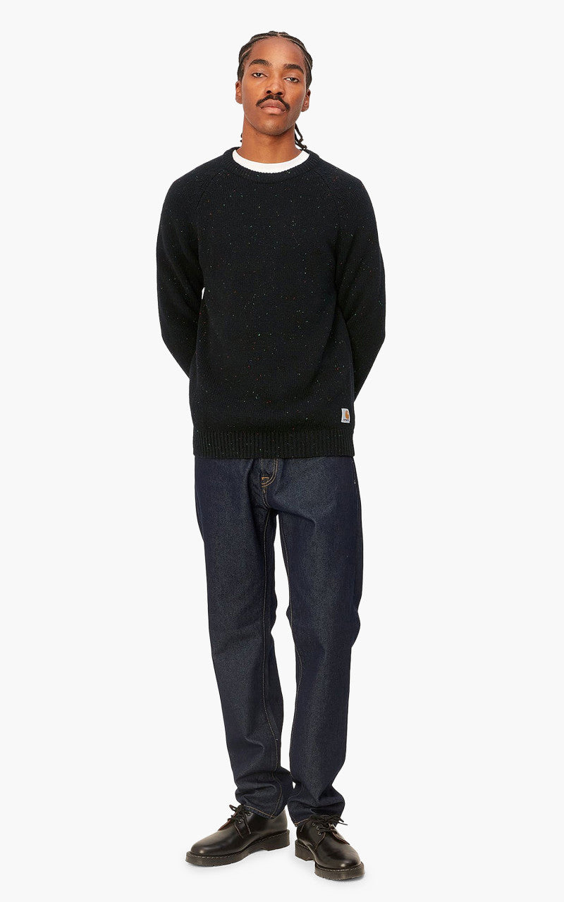Carhartt WIP Anglistic Sweater Speckled Black