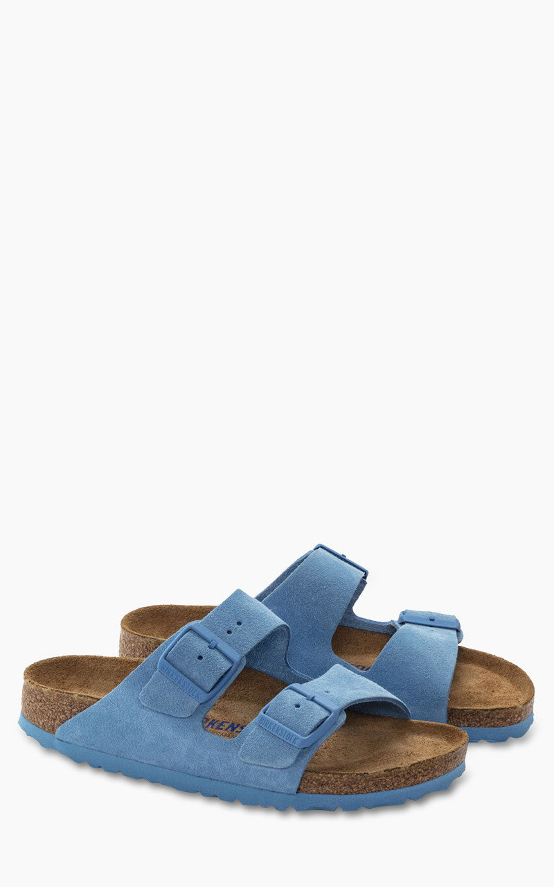 Birkenstock Arizona Soft Footbed Suede Sky Blue