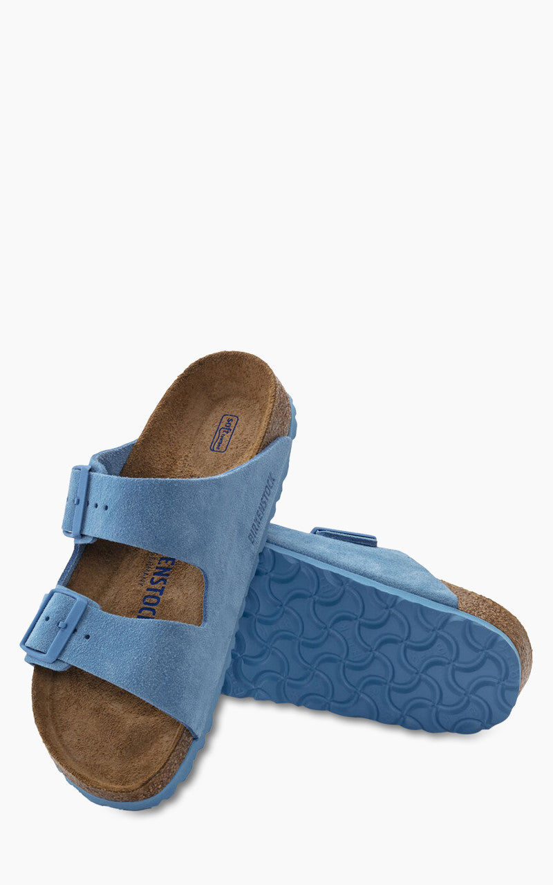 Birkenstock Arizona Soft Footbed Suede Sky Blue