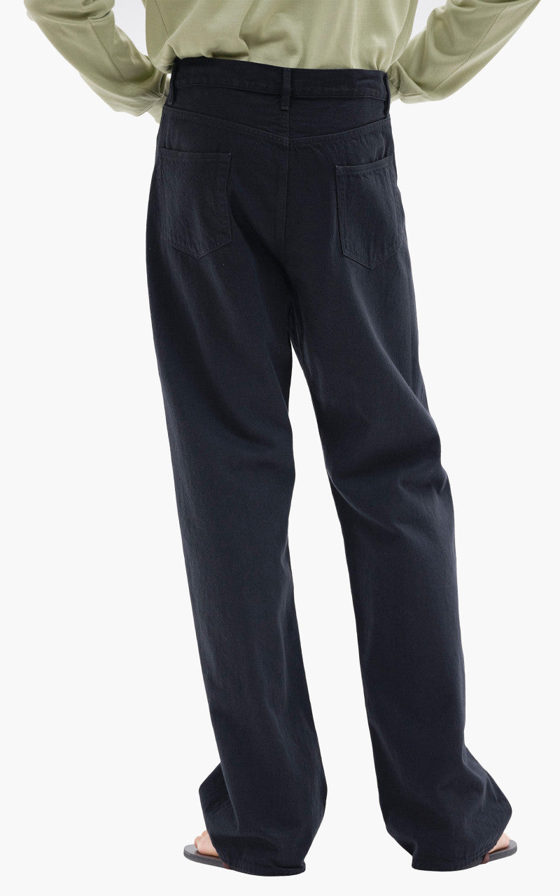 Auralee Selvedge Light Denim Pants Black