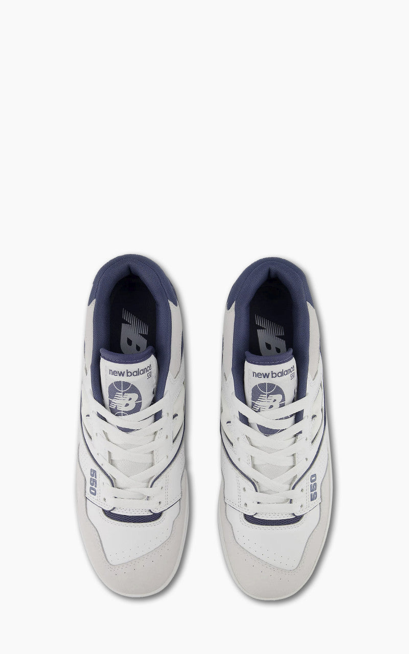 New Balance BB550 STG White/Vintage Indigo