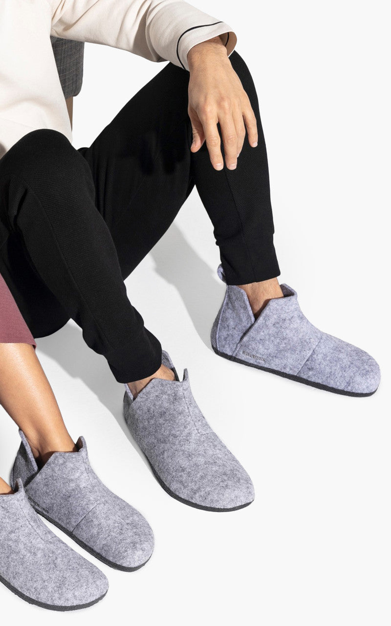 Birkenstock Andermatt Wool Felt Light Gray