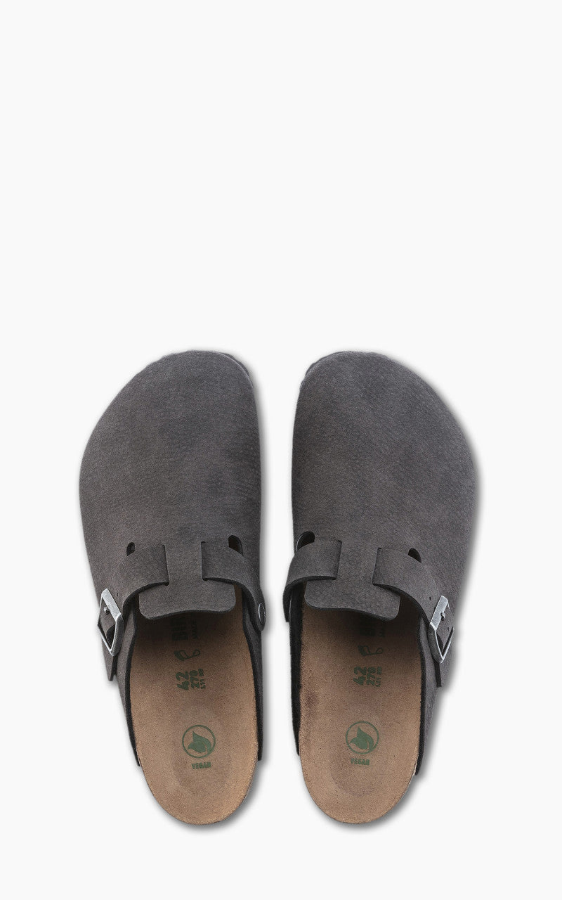 Birkenstock Boston Microfibre Desert Dust Black