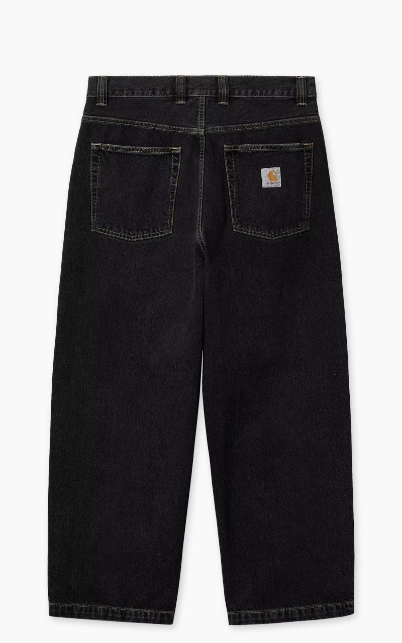 Carhartt WIP Brandon Pant Smith Denim Stone Washed Black