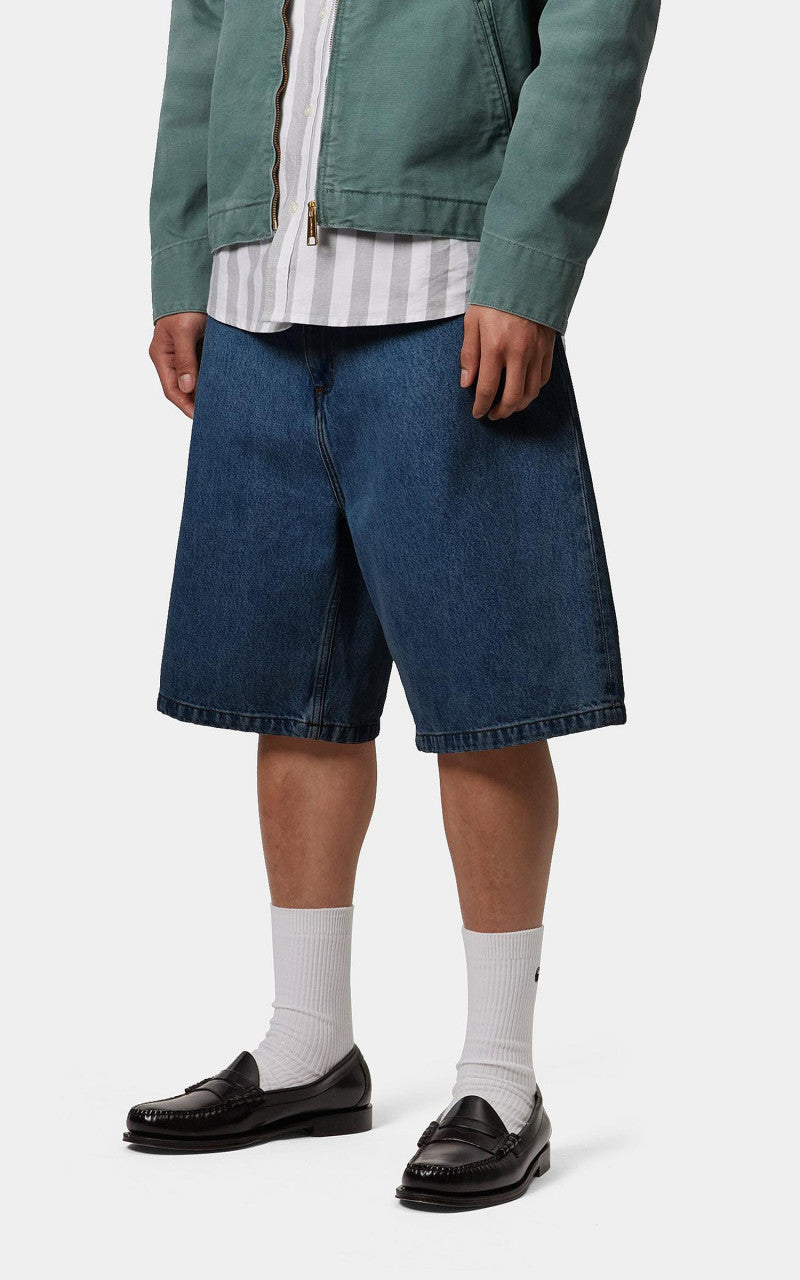Carhartt WIP Brandon Short Smith Denim Stone Washed Blue