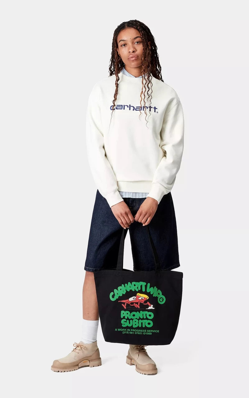 Carhartt WIP Canvas Graphic Tote Pronto Print/Black