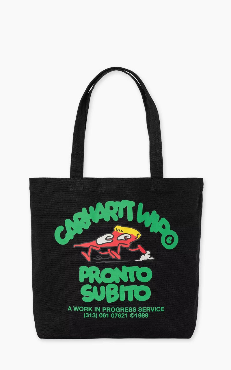 Carhartt WIP Canvas Graphic Tote Pronto Print/Black