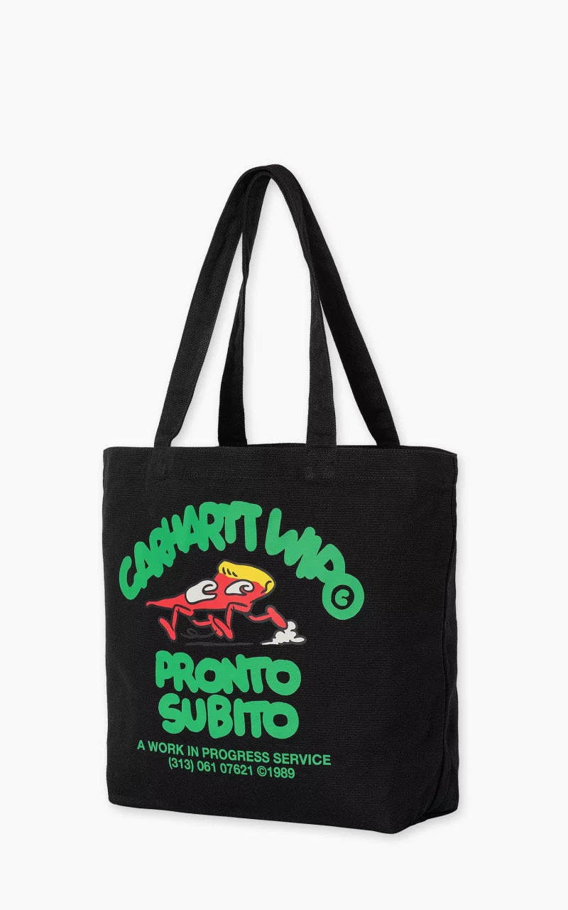 Carhartt WIP Canvas Grafik Tote Pronto Print/Schwarz