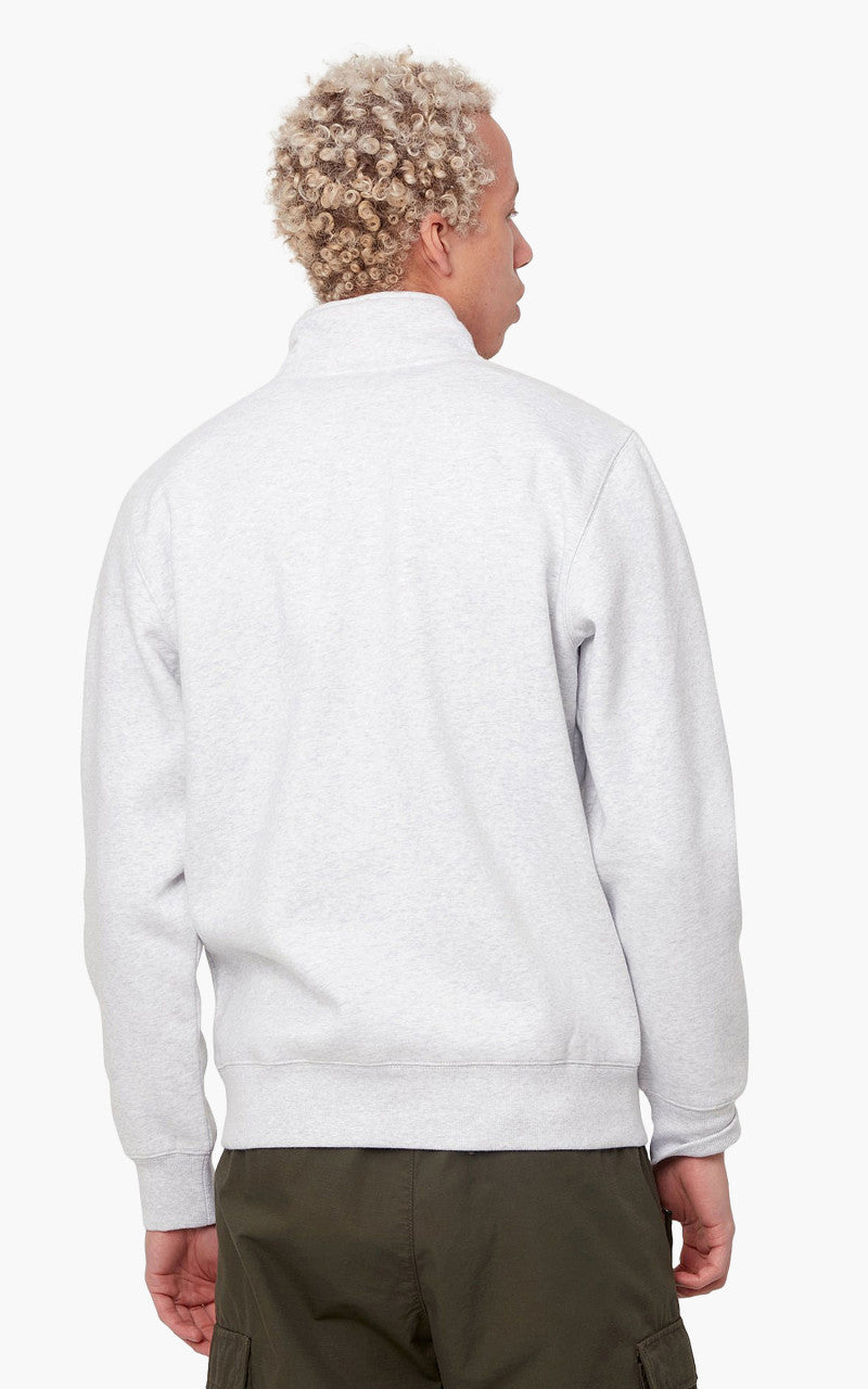 Carhartt WIP Chase Neck Zip Sweatshirt Ash Heather/Gold