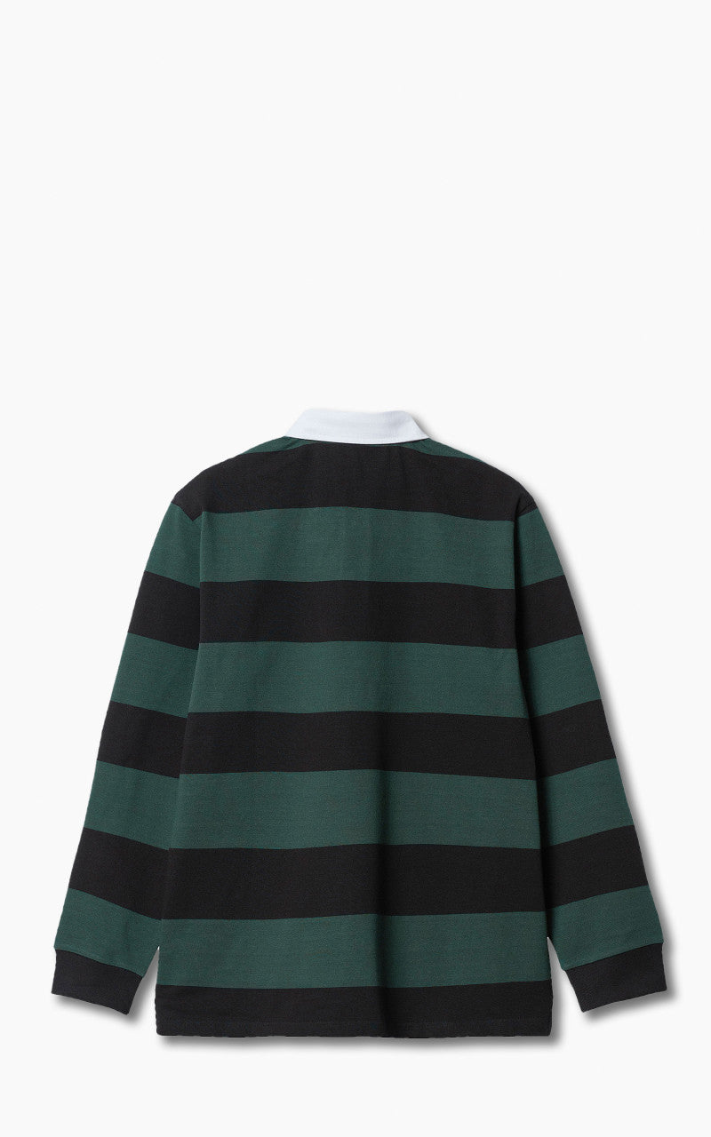 Carhartt WIP L/S Jagger Rugby Shirt Stripe Juniper