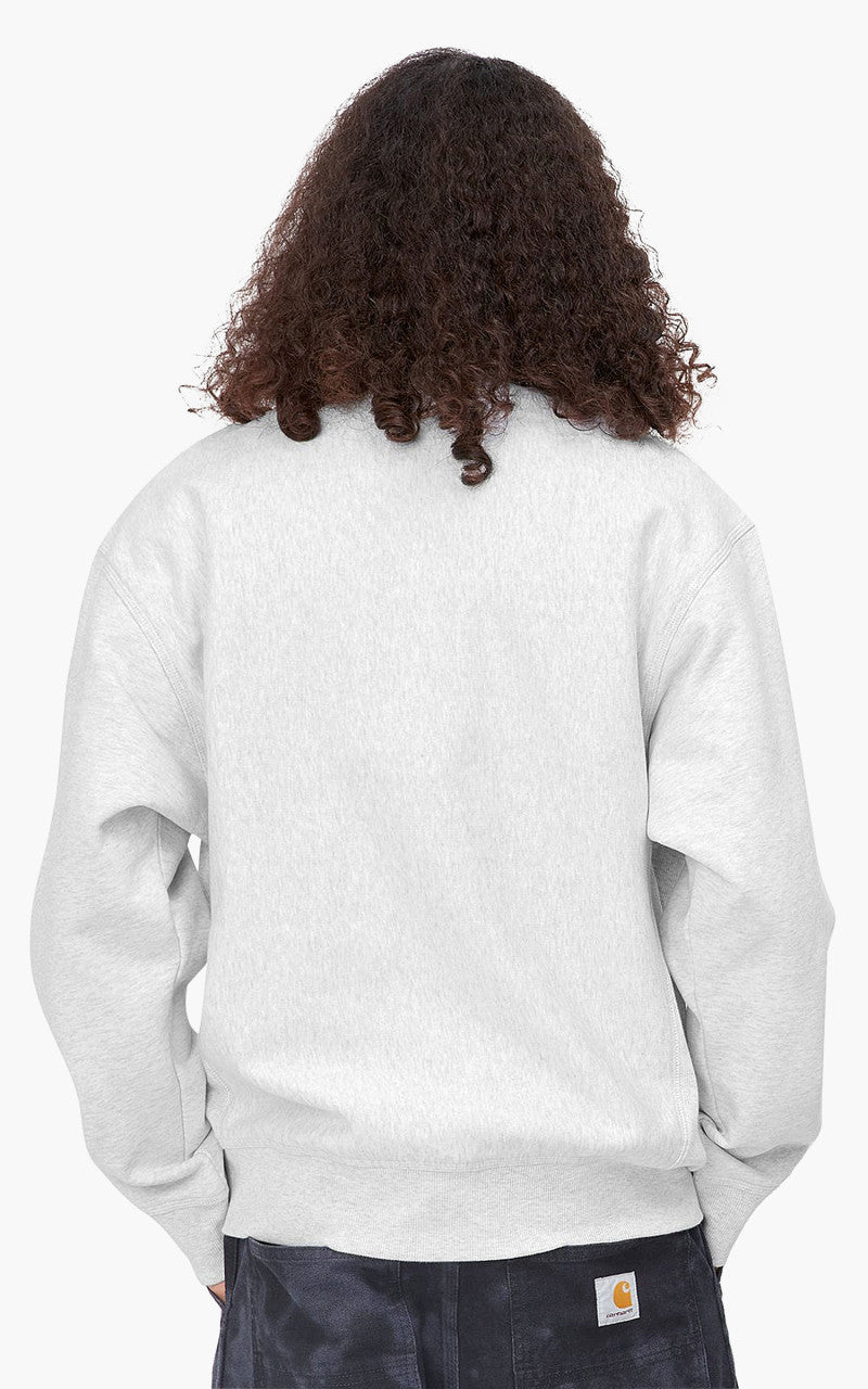 Carhartt WIP Locker Sweat Ash Heather/Brown