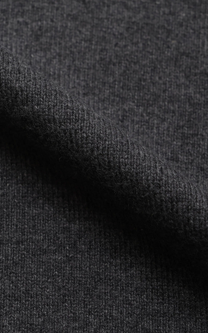 Wonder Looper Double Heavyweight Crewneck T-Shirt Charcoal