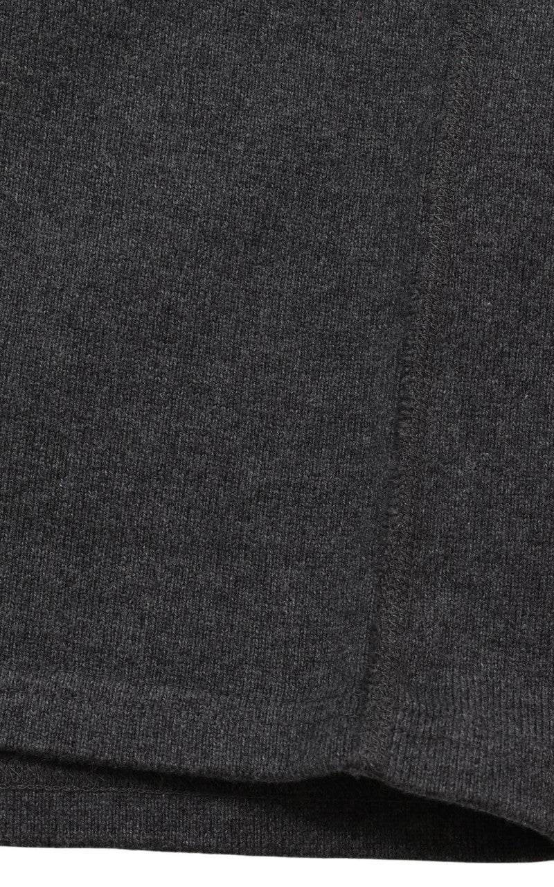 Wonder Looper Double Heavyweight Crewneck T-Shirt Charcoal