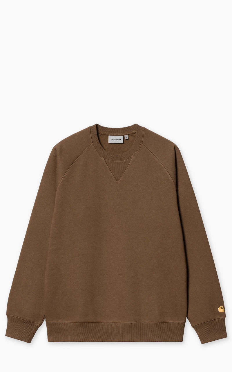 Carhartt WIP Chase Sweatshirt Chocolate/Gold