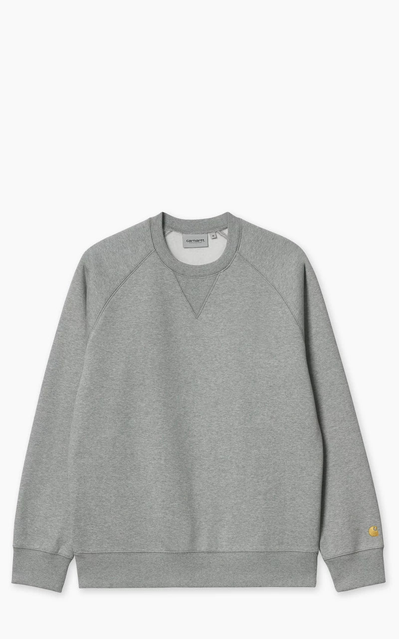 Carhartt WIP Chase Sweatshirt Grey Heather/Gold