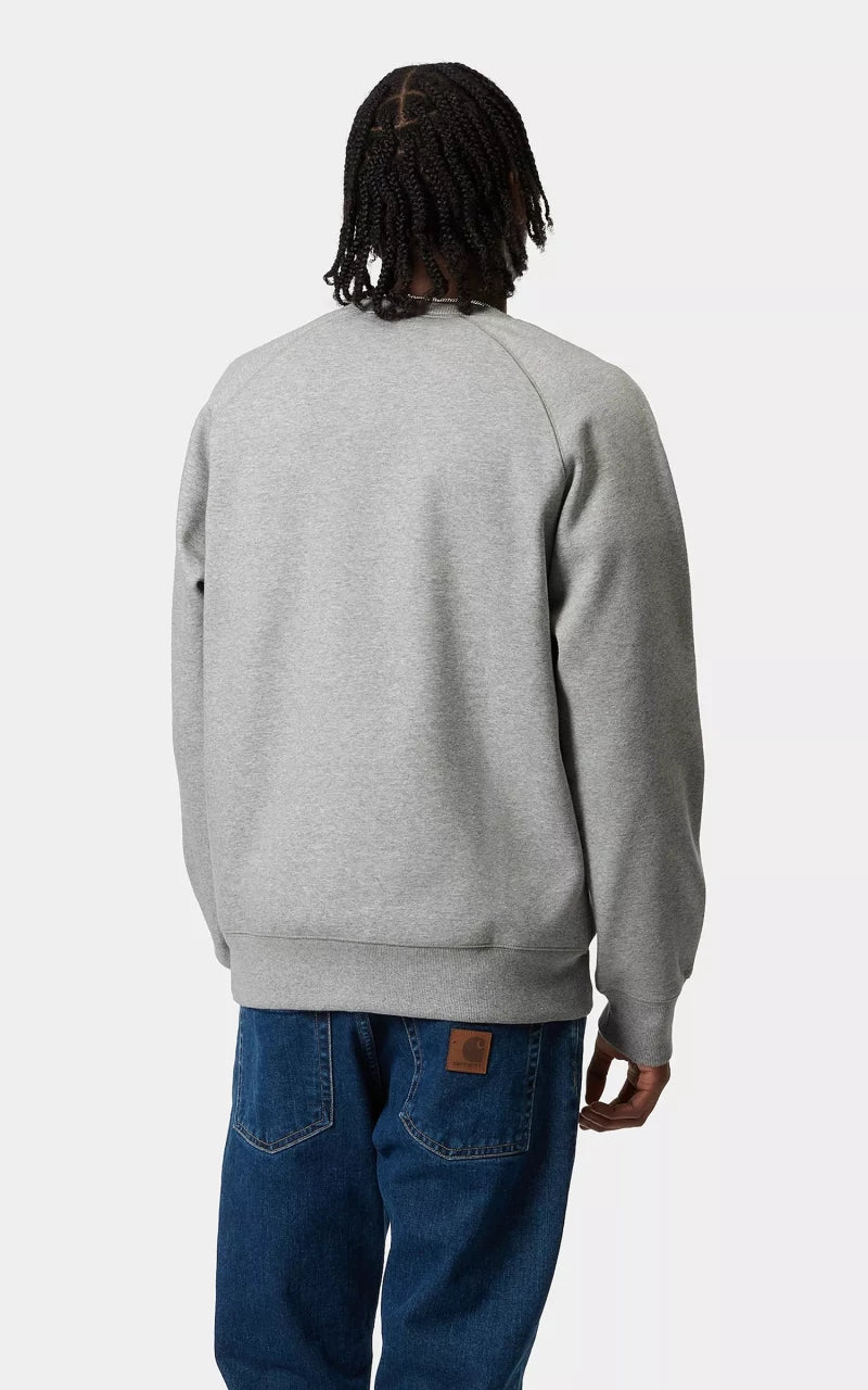 Carhartt WIP Chase Sweatshirt Grey Heather/Gold