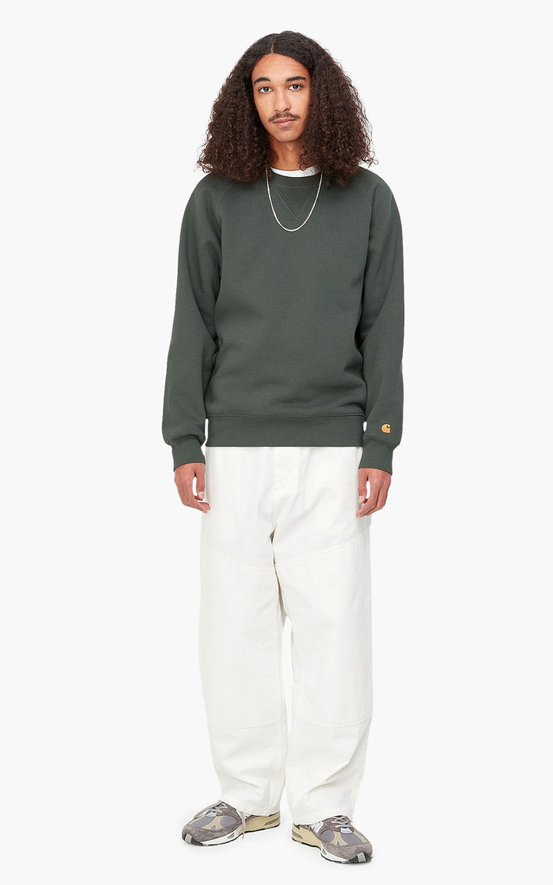 Carhartt WIP Chase Sweatshirt Jura/Gold