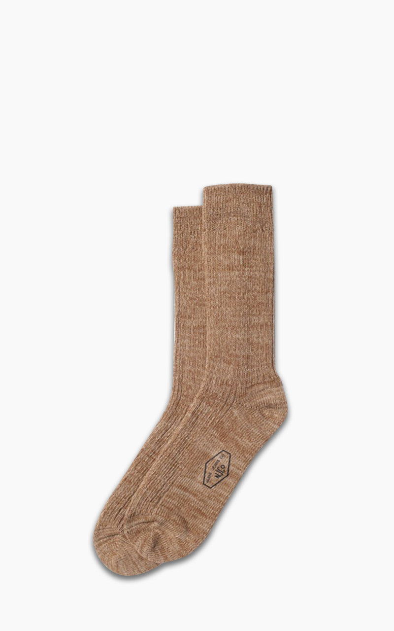 Nudie Jeans Chunky Sock Rebirth Beigemelange