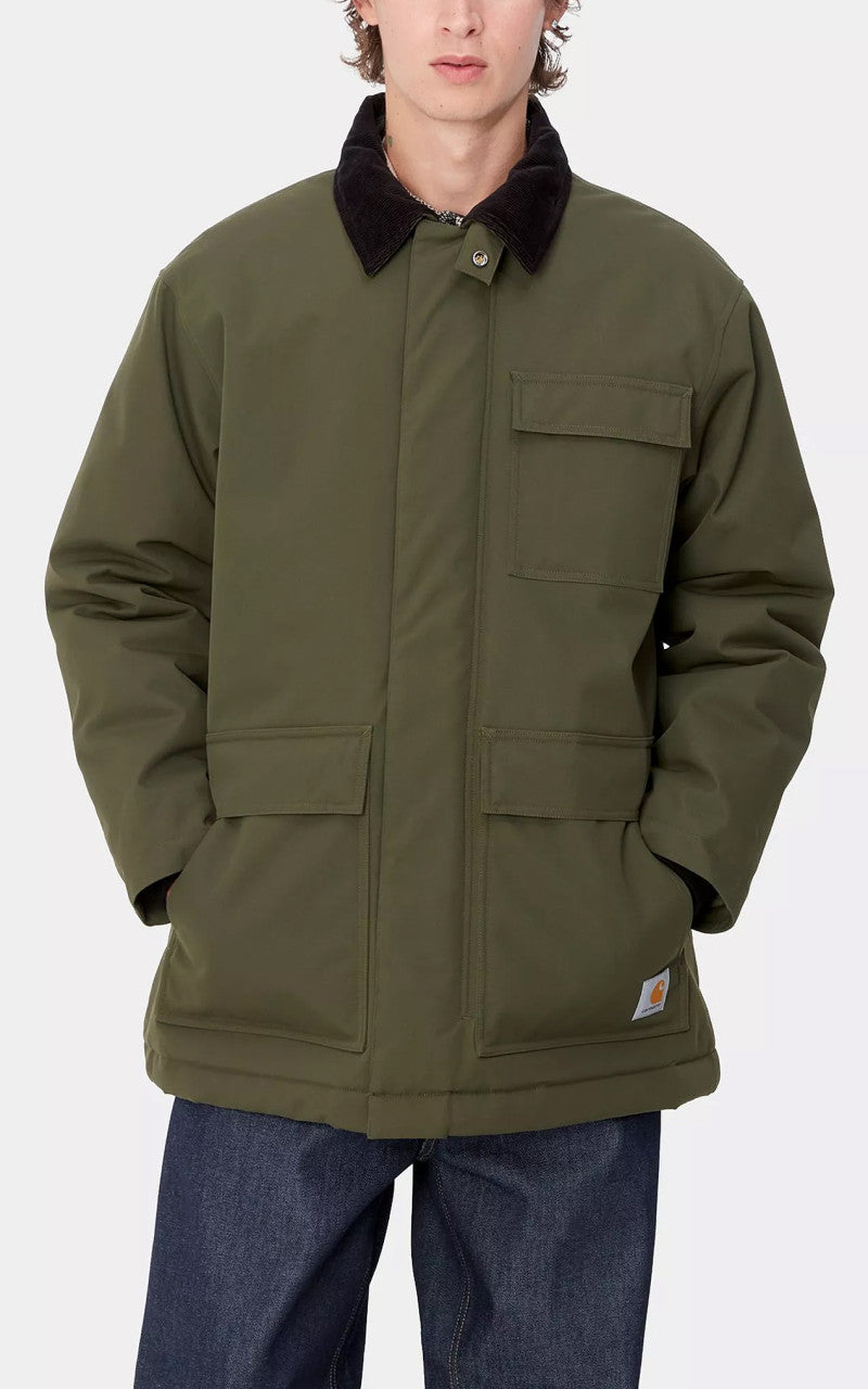 Carhartt WIP Clarton Coat Office Green/Black