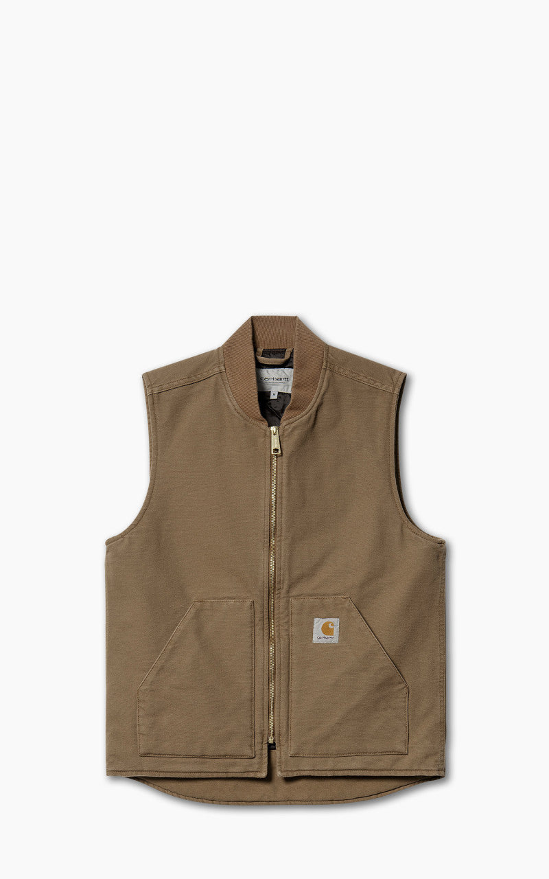 Carhartt WIP Classic Vest Hamilton Brown Rinsed
