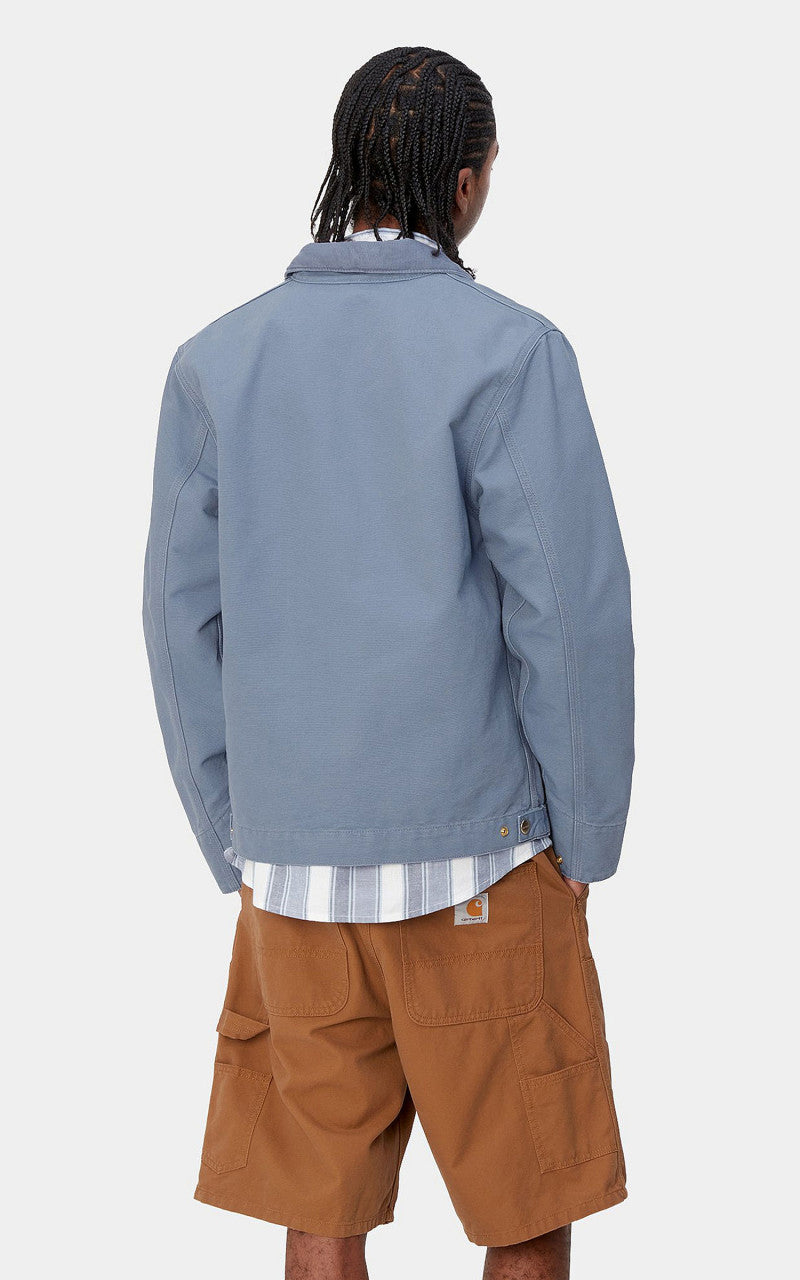 Carhartt WIP Detroit Jacket Dearborn Canvas Aged Bay Blue