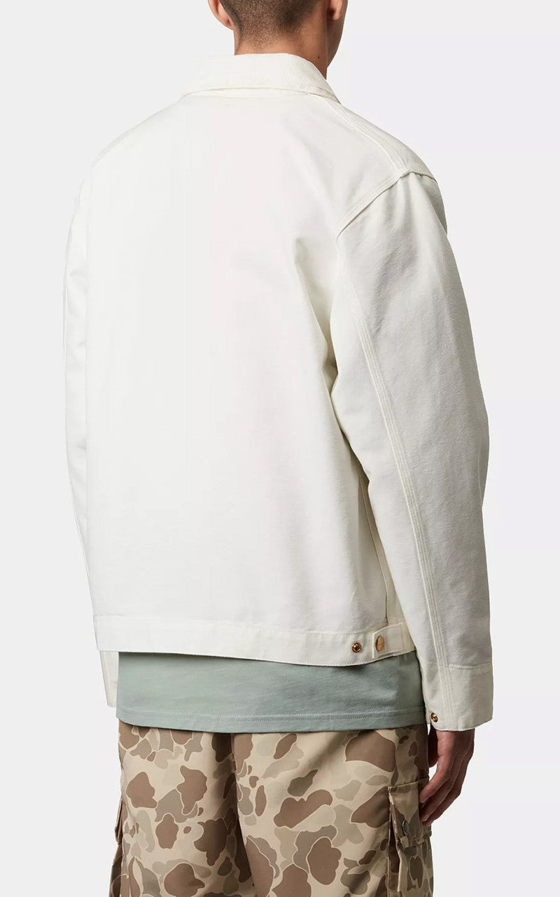 Carhartt WIP Detroit Jacket Dearborn Canvas Rinsed Wax/Wax