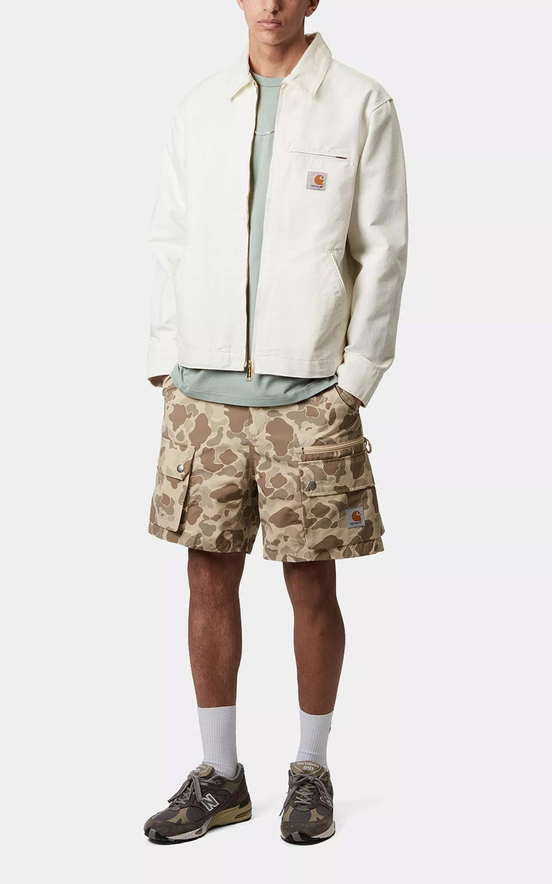 Carhartt WIP Detroit Jacket Dearborn Canvas Rinsed Wax/Wax